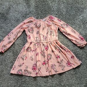 Old Navy Pink Floral Kids Dress Size 5T